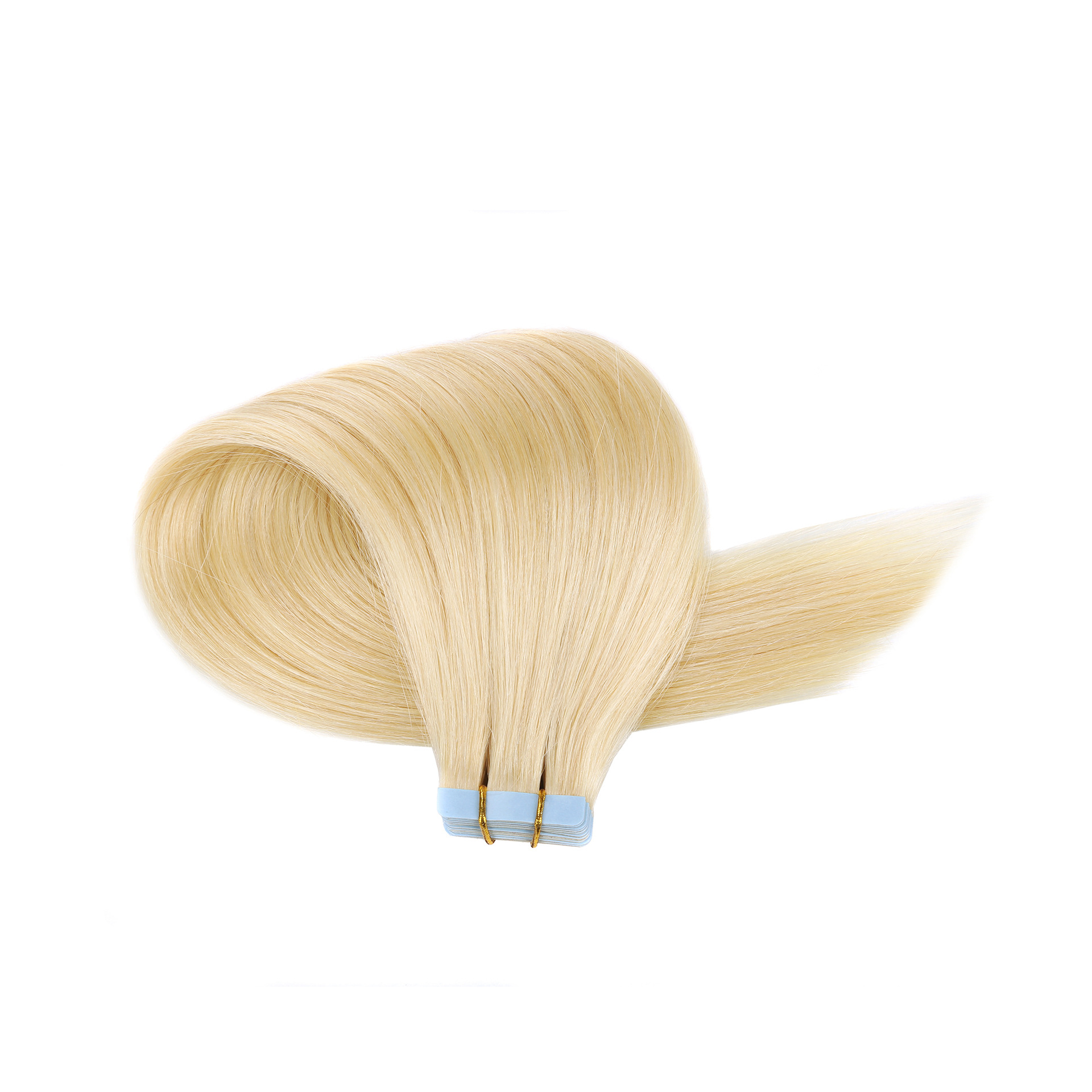 Real human hair wig 613# bone straight Tape in hair extension Film hair Item Picture