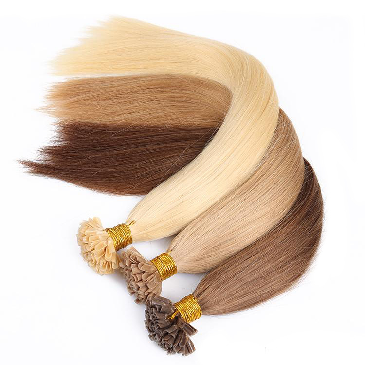 European and American wig invisible 613# nail human hair extension one-piece hair service Item Picture