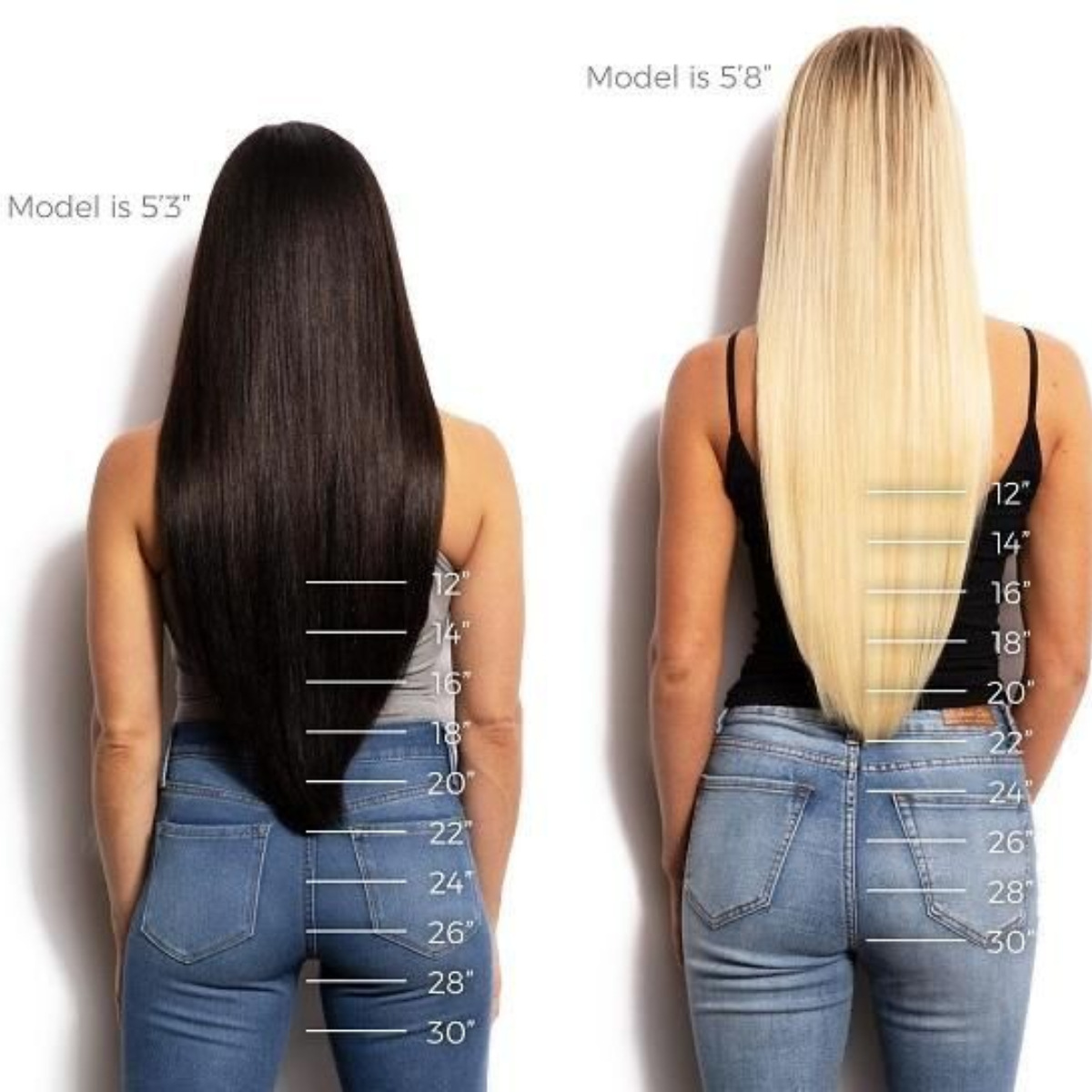 Real human hair wig 613# bone straight Tape in hair extension Film hair Application Scenario
