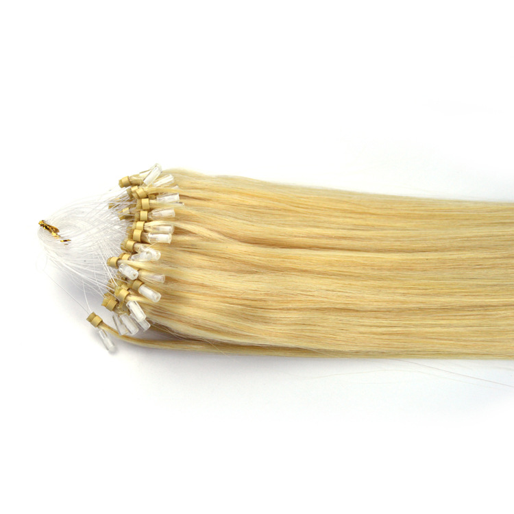 Real person hair, fishing line, hair extension, hair extension bundle, pull ring hair extension, micro ring hair extension details Picture