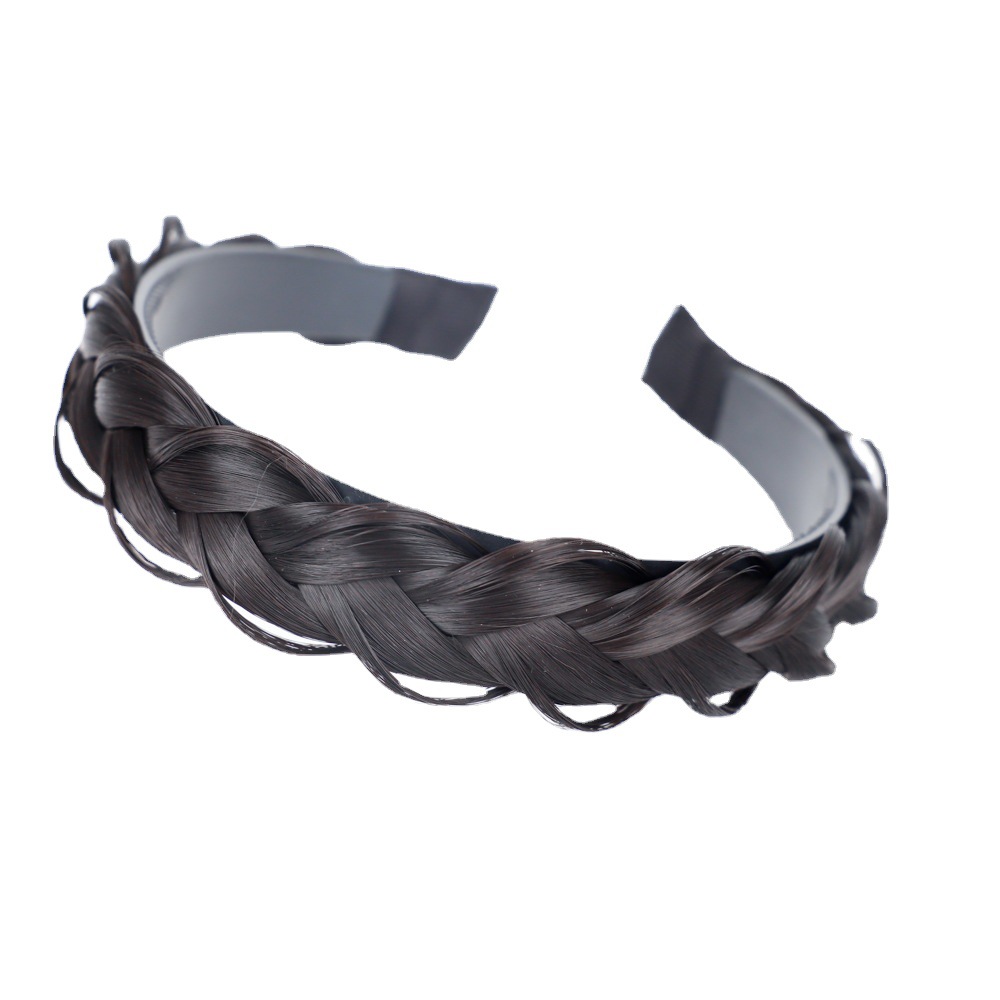 Trendy and youthful hair bands, messy fishbone braids, false hair bands, fashionable fishbone braids, braids, messy hair bands Item Picture