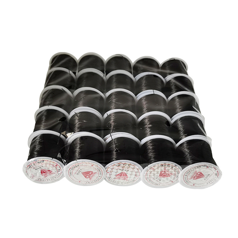 High-elasticity hair extension crystal rope, hair extension elastic string, diy hand-woven wig accessory, elastic string braid rope Item Picture