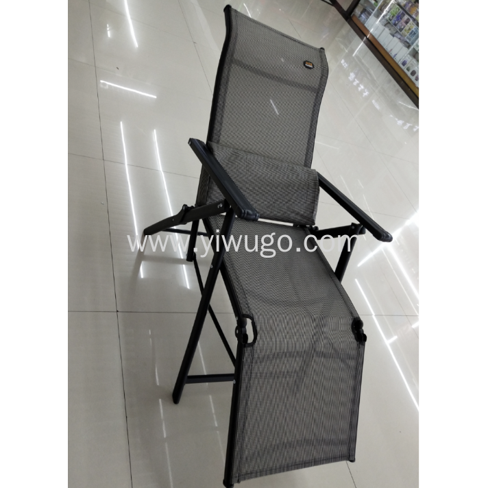Teslin three fold adjustable chair with waist pillow folding leisure beach chair office balcony patio lounge chair thumbnail