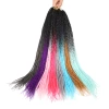Wholesale chemical fiber hand-knitted two strands of African colored braids, European and American wigs SenegaleseTwistHair Application Scenario