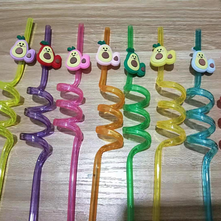 创意吸管艺术吸管创意贴PETG造型极彩 吸管塑料 耐高温 定制造型