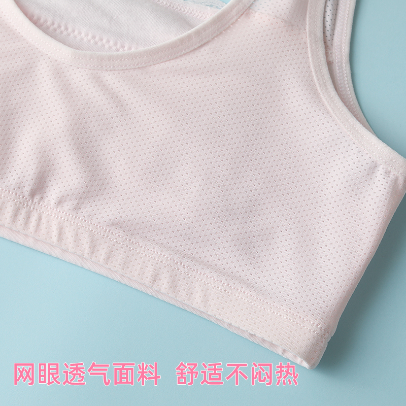 Children's underwear Female bra Growing girls small vest female cotton Primary school junior high school children 9-12 years old Specification drawing