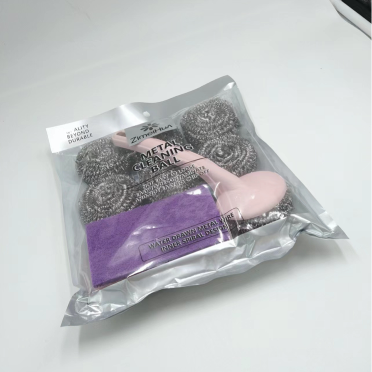 Direct sales from the manufacturer of daily necessities cleaning products, such as pot scrubbers, steel wool balls, and dishcloths Specification image