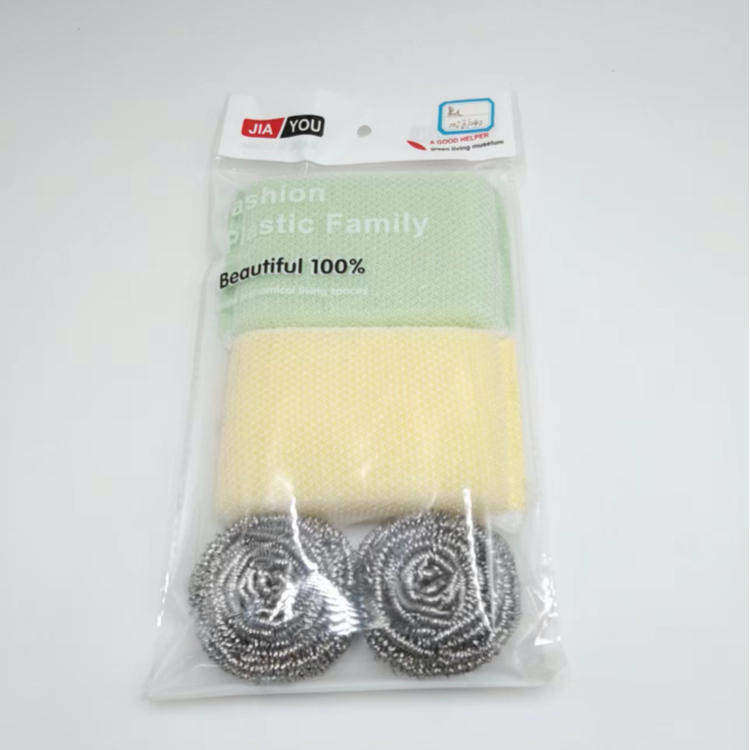 Daily necessities cleaning supplies, kitchen cleaning steel wool ball dishcloth set