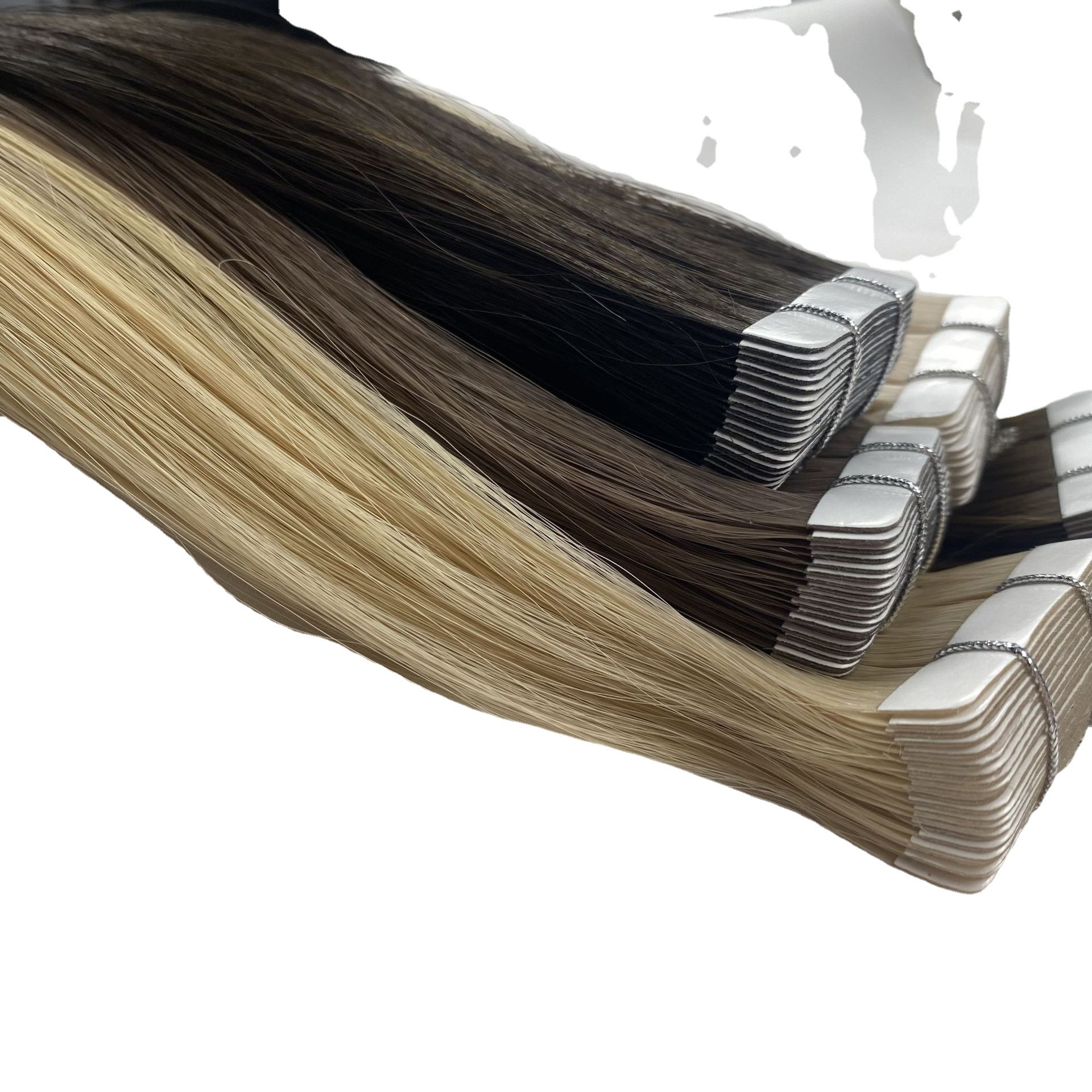 Swiss white Tape hair multi-color film hair hair bundle 18-26 inches Application Scenario