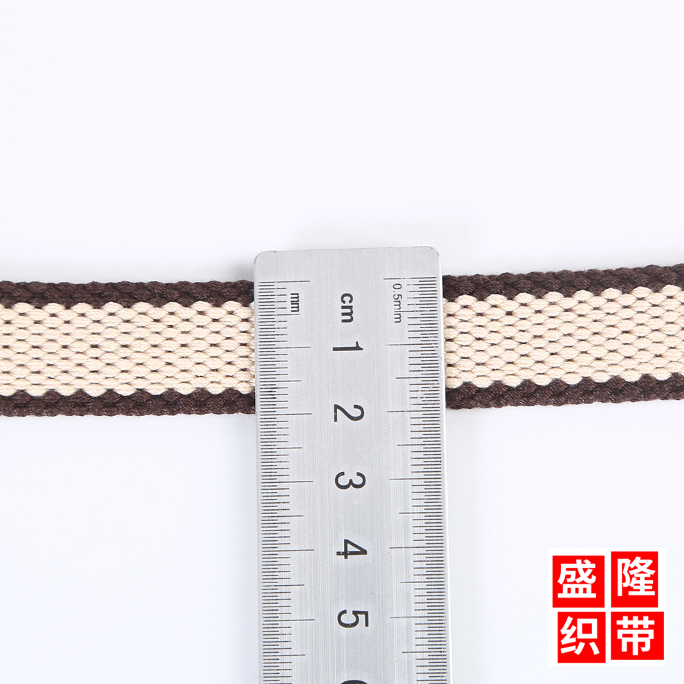 Spot Polyester Ribbon Striped Polyester Yarn Dress Belt Shoulder Strap Polyester Ribbon Striped Intercolored Polyester Ribbon Item Picture