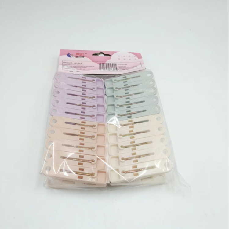 Plastic clips, daily necessities, windproof, daily colored clothes drying clips Item Picture