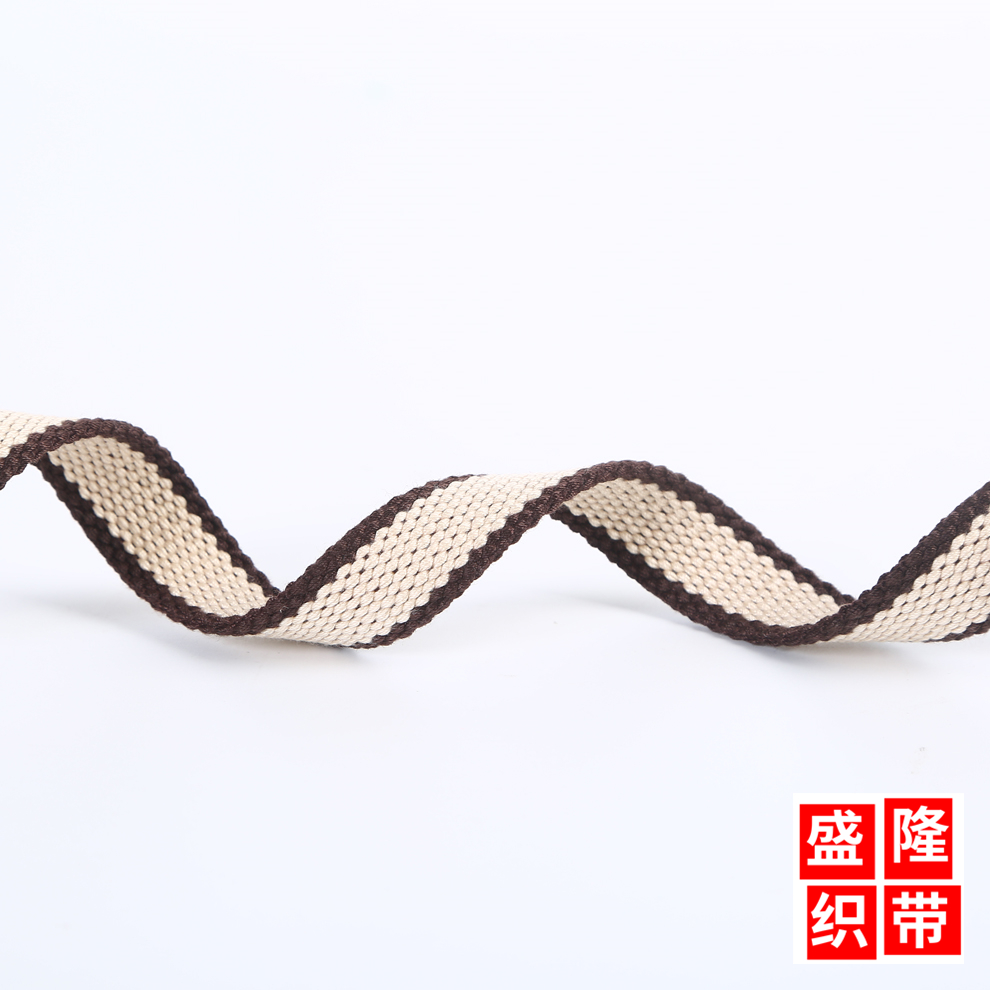 Spot Polyester Ribbon Striped Polyester Yarn Dress Belt Shoulder Strap Polyester Ribbon Striped Intercolored Polyester Ribbon Application Scenario