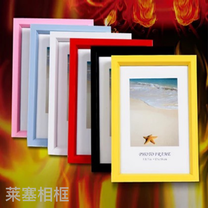 Colorful series PVC material creative decorative items for home decoration, living room and bedroom handicrafts, photos, plastic photo frames details Picture