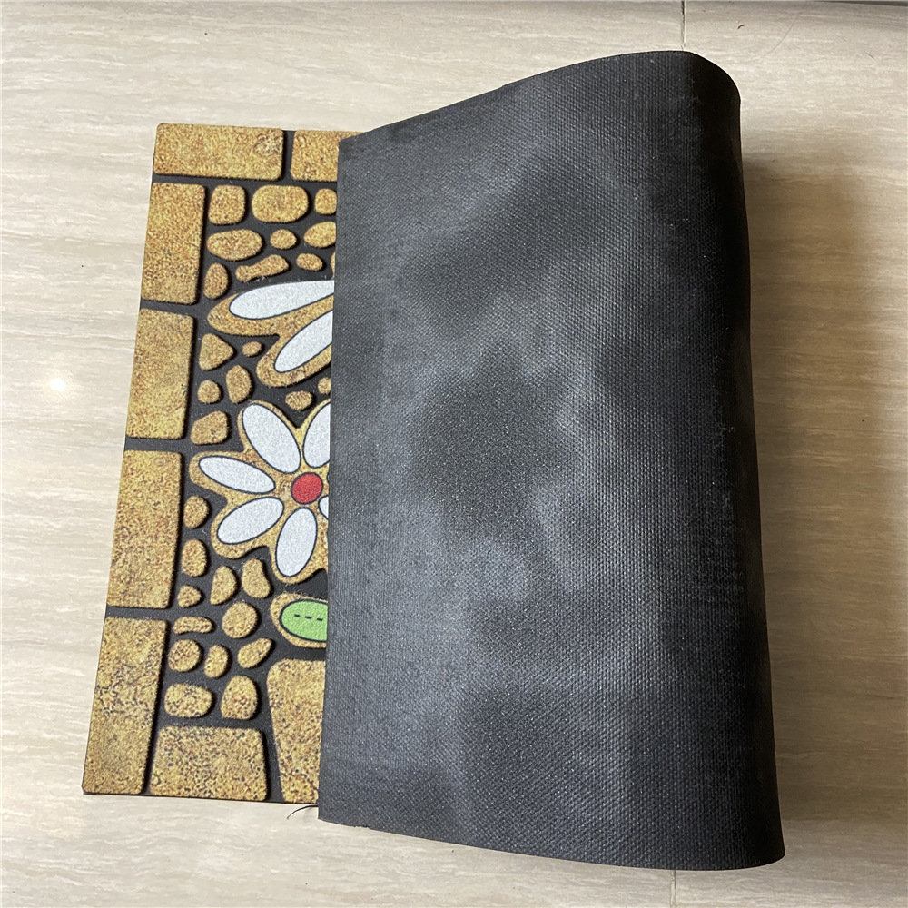 Wholesale rubber flocked floor MATS, heavy-duty floor MATS that are not easy to shift, door scratch dust removal MATS, rubber floor MATS Application Scenario