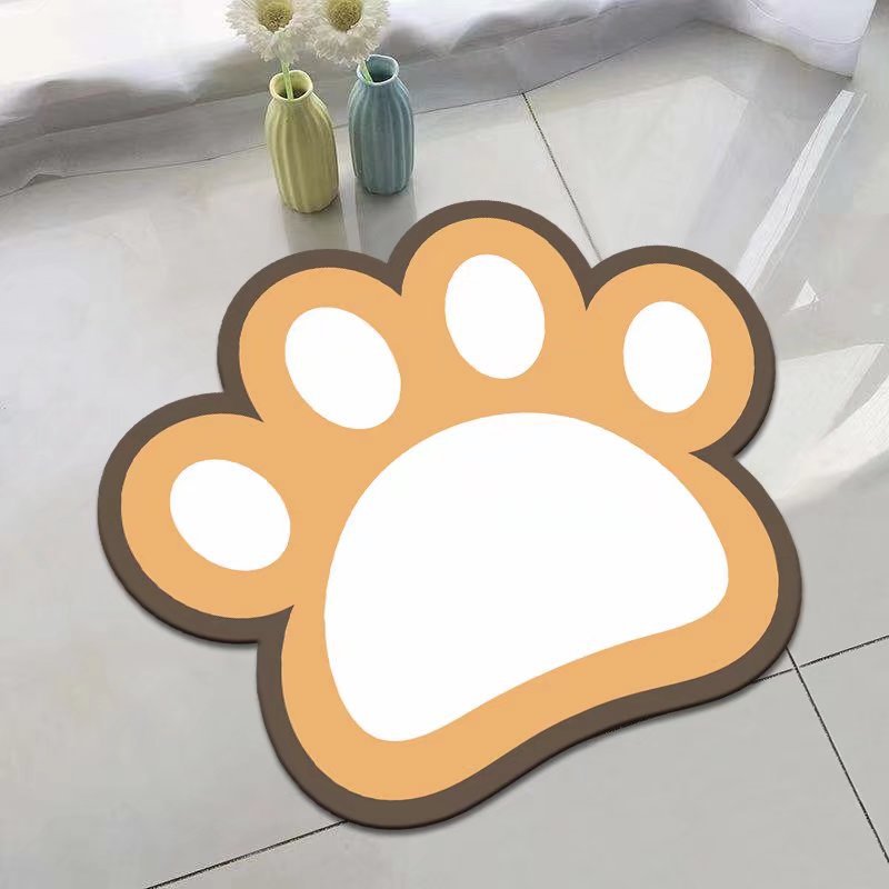 Cartoon floor MATS for entrance doors, bathroom door MATS, kitchen water-absorbing and dirt-resistant floor MATS, bedroom bedside MATS in stock details Picture