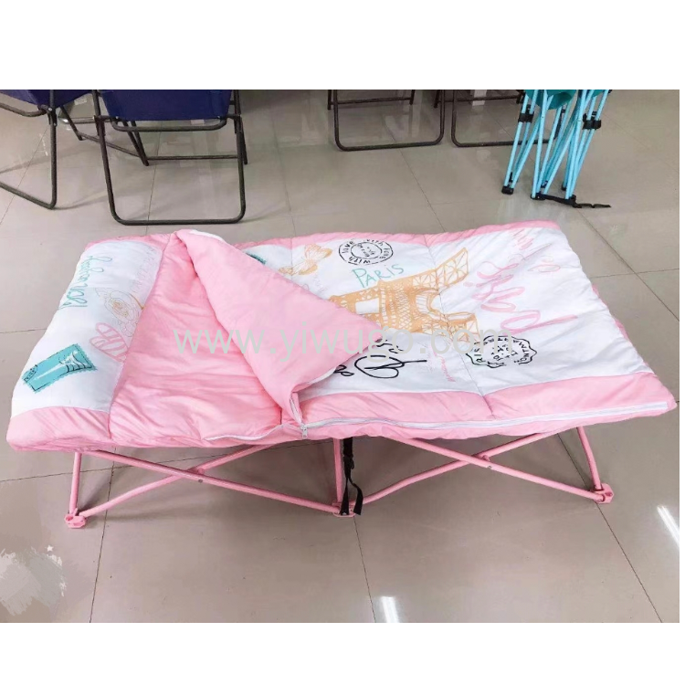 Child foldable bed length 137 x 70 cot nap bed Sleep bed convenient folding single bed