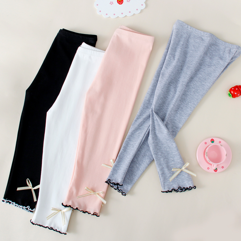 Summer Modal nine points trousers thin outer wear children's trousers girls fashion children's trousers casual leggings
