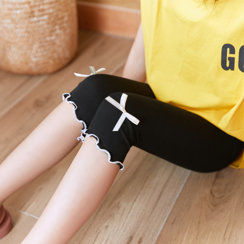 New girls' modal stockings nine-inch pants summer wear girls' baby thin children's mid-length pants Children's wear seven-inch pants Children's pants Application Scenario
