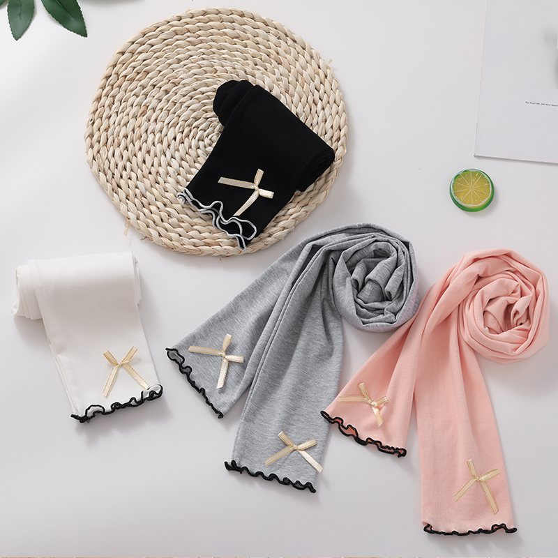 Summer thin children's 7-inch pants, pink children's 7-inch pants, Korean-style children's clothing, summer women's baby mid-length pants details Picture