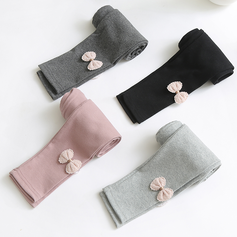 Ropa de verano niñas legging calcetines exterior de cintura alta pantalones deportivos para niños verano pantalones de estilo fino para bebés pantalones de niños Specification image