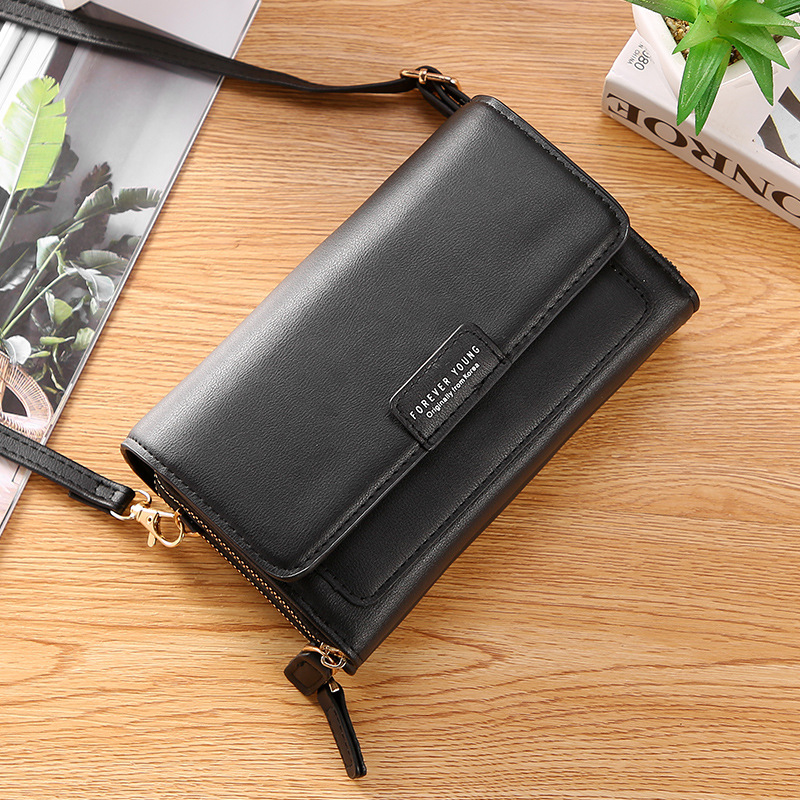 2022 new Korean version of women's purse large capacity multi-functional shoulder bag long purse purse