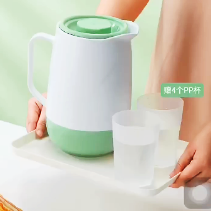 Product cold water kettle, large capacity plastic high-temperature resistant, household cold boiled water cup, ice water cold water teapot, Japanese style details Picture