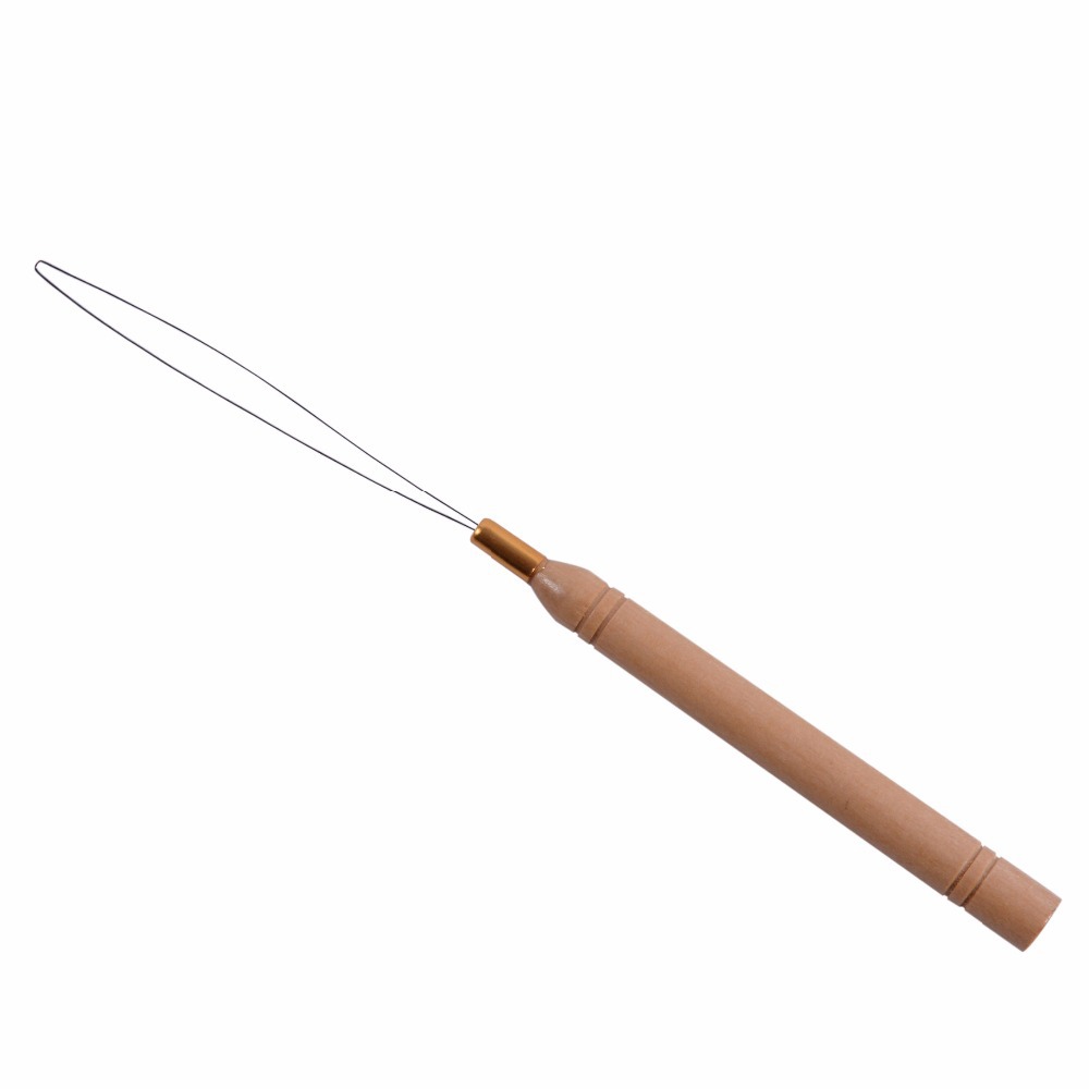 Best-selling low-price sale of non-moldy wooden crochet loops and special crochet tools for wigs details Picture