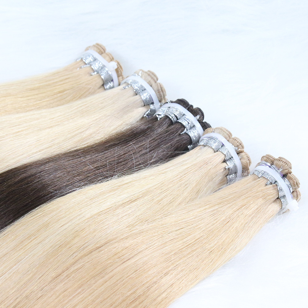 Minimum order one piece of hand-tied Weft Double Drawn Human Hairs Application Scenario