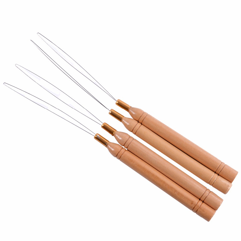 Best-selling low-price sale of non-moldy wooden crochet loops and special crochet tools for wigs