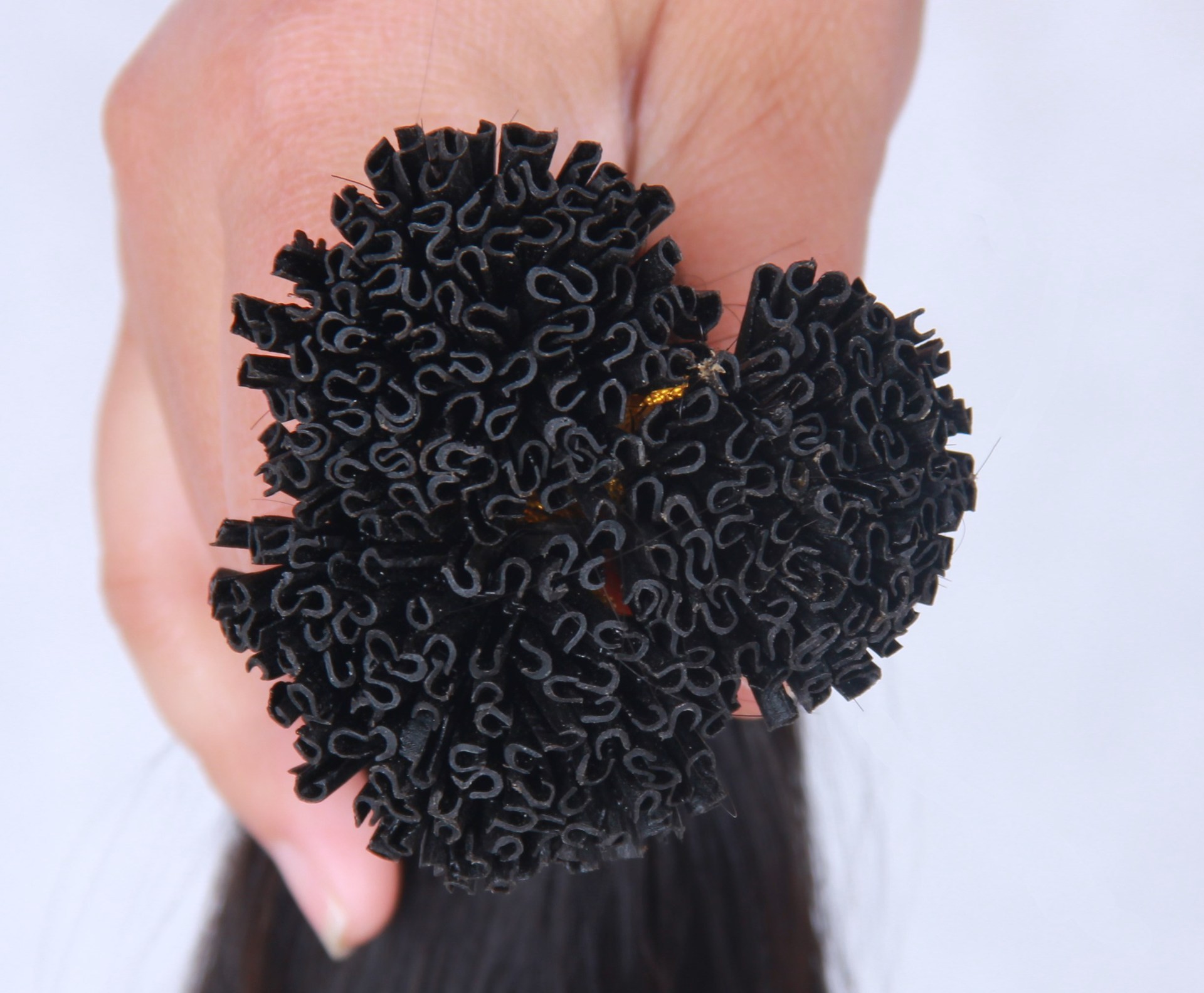 Wholesale nano U-shaped nail hair wigs, female real hair strands, hair extensions, seamless hair extensions, and hair sticks from the manufacturer Application Scenario