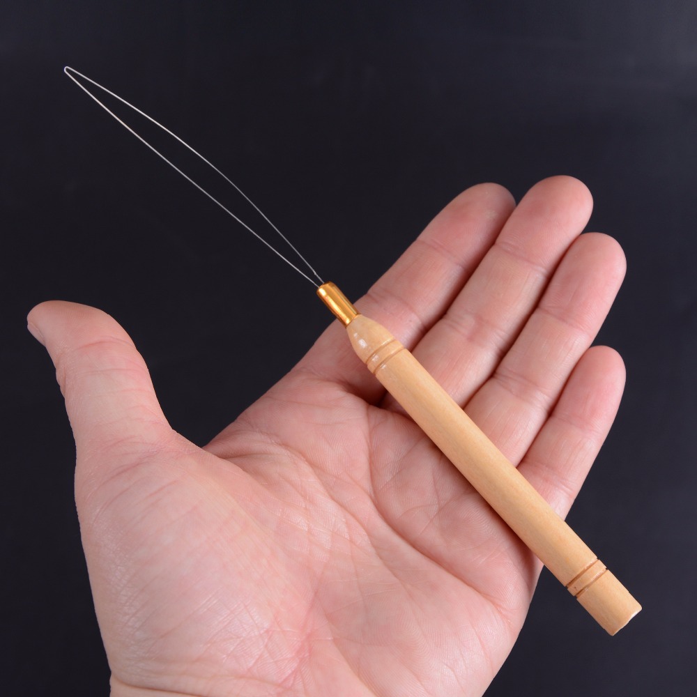 Best-selling low-price sale of non-moldy wooden crochet loops and special crochet tools for wigs Application Scenario