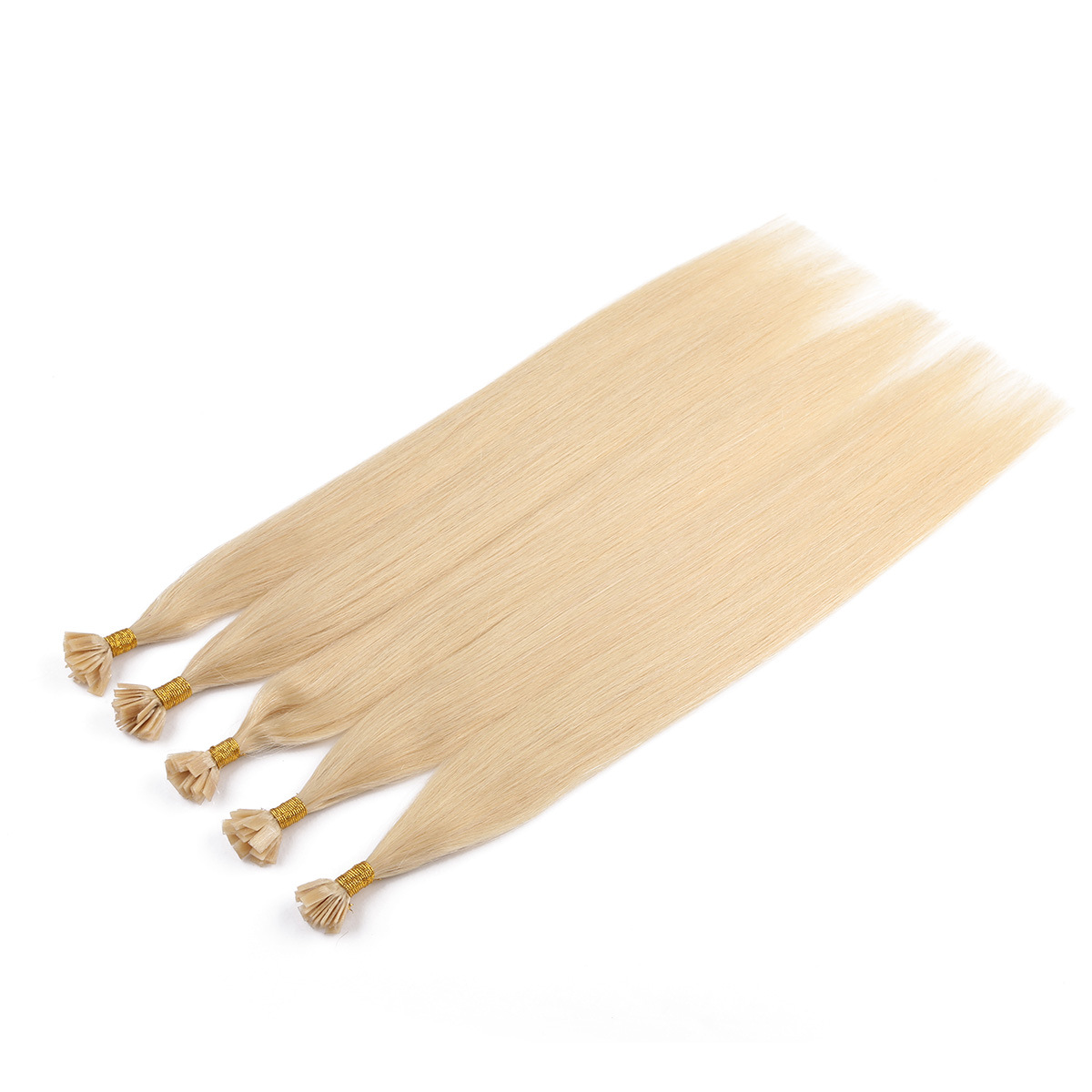 Manufacturer wig 1g piece flat tip hair extension Flat hair extension