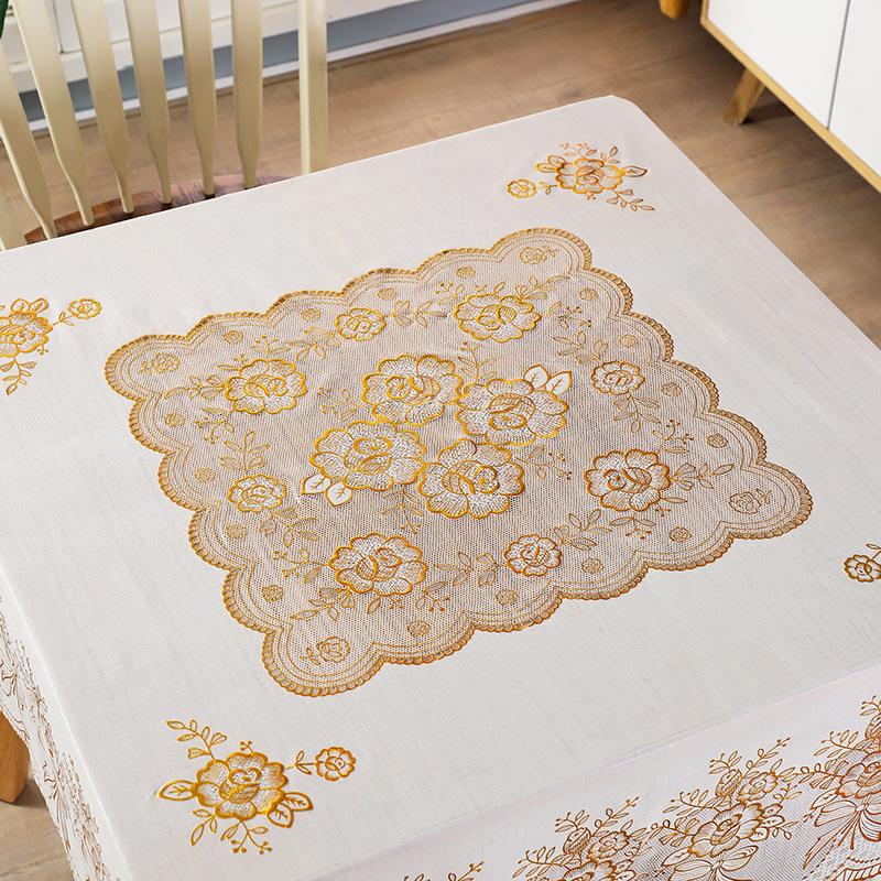 桌布/桌布婚礼/桌布儿童卡通/桌旗欧式/桌布棉麻细节图