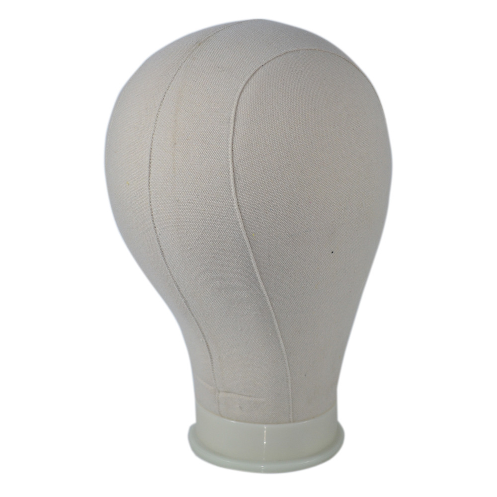 Canvas wig head mold shaping head, styling head, needling practice head, filling canvas head mold Specification image