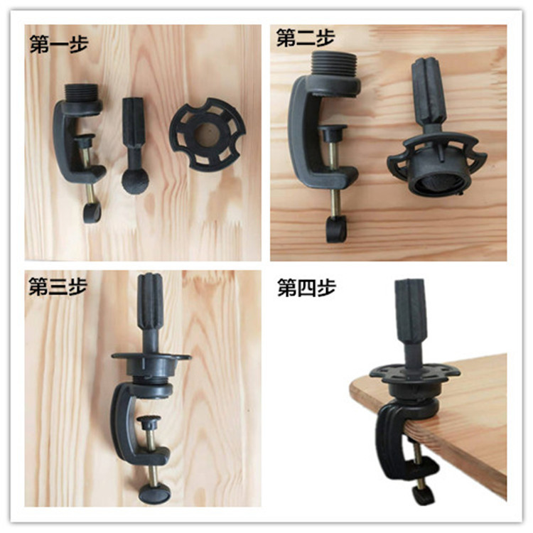 Teaching head, hairdressing practice head stand, real and fake hair model head, doll head, desktop stand, head model small stand Specification image