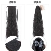 Factory wholesale ponytail wigs, women's small grappling clips, tie straps, corn perming high ponytail, natural long curly ponytail pieces Specification image