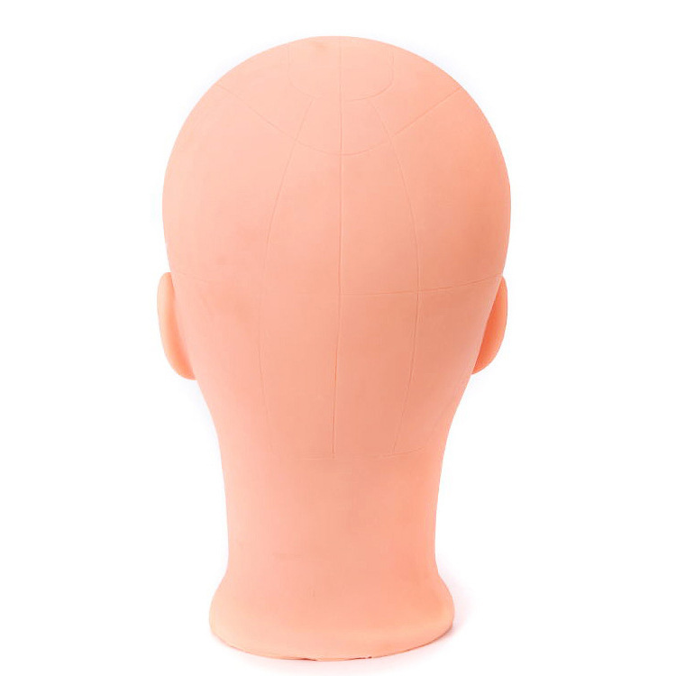 Bald head model, wig, model head, makeup and beauty doll head, soft rubber model, hat, wig, display head model Application Scenario
