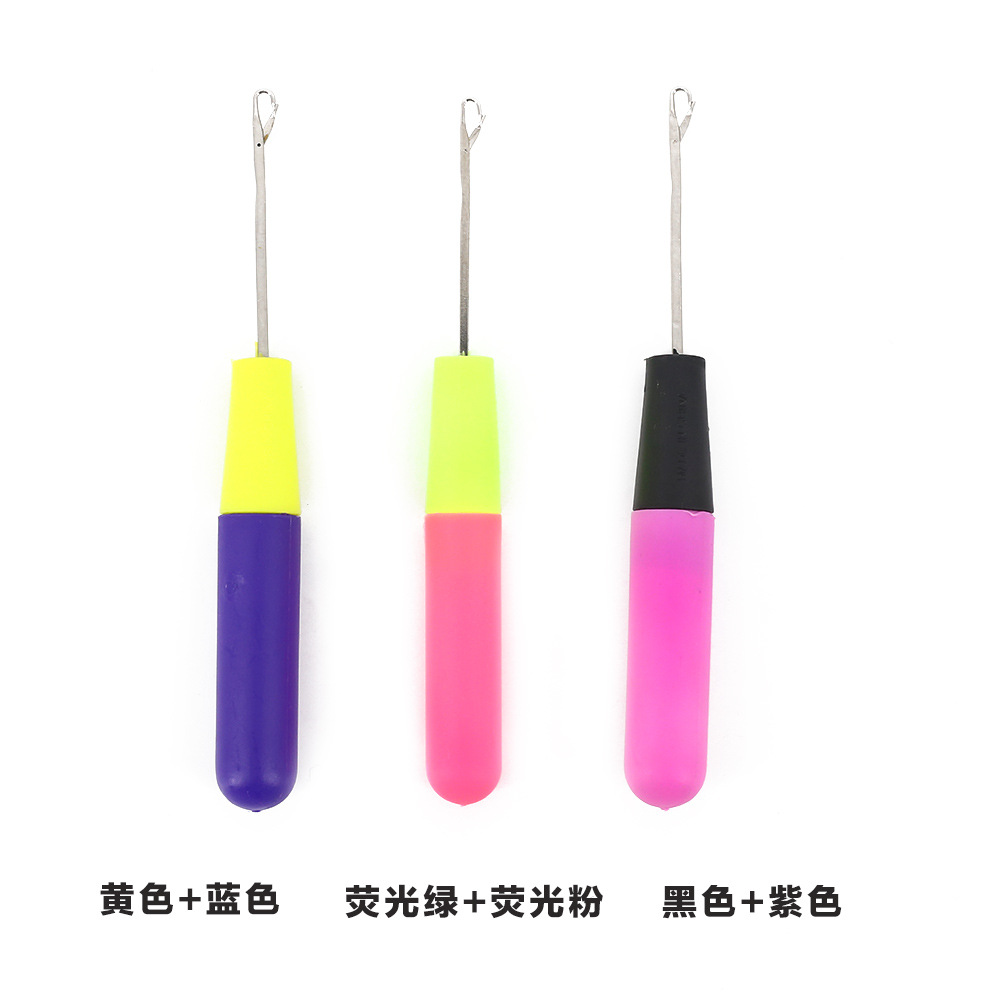 Wholesale in stock, cross-border supply, African braids, crochet hooks, wigs, crochet hooks, plastic braided hair extension tools details Picture