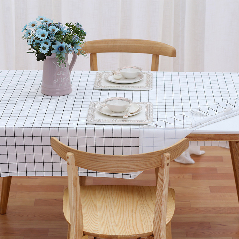 أغطية منضدة مستطيلة الشكل، مفرش مطبخ مقاوم للماء وزيت Specification image