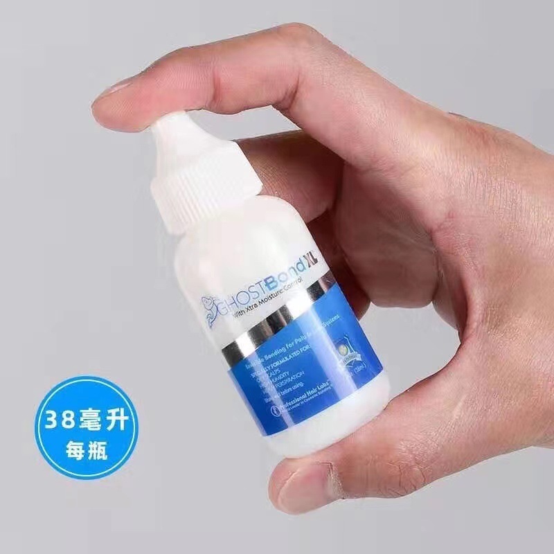 Wig glue Ghost Bond Skin Invisible liquid glue Hair Weaving and hair replacement Lace Net Biological scalp Hairline details Picture