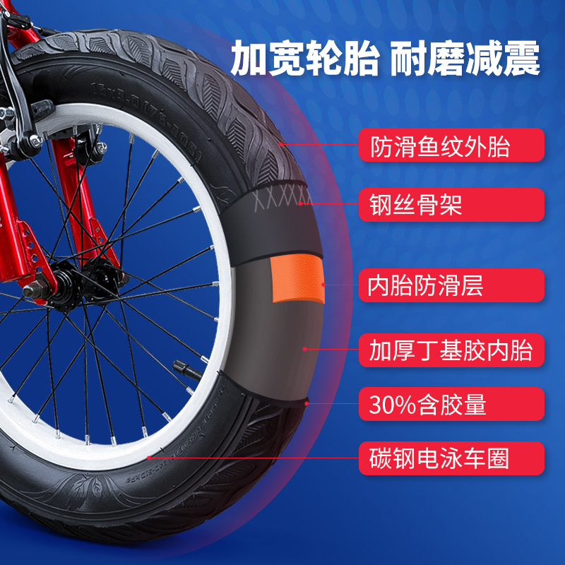 CREEPER Children's Bicycle Scorpio Warrior Thickened Frame Children's bicycle Specification image