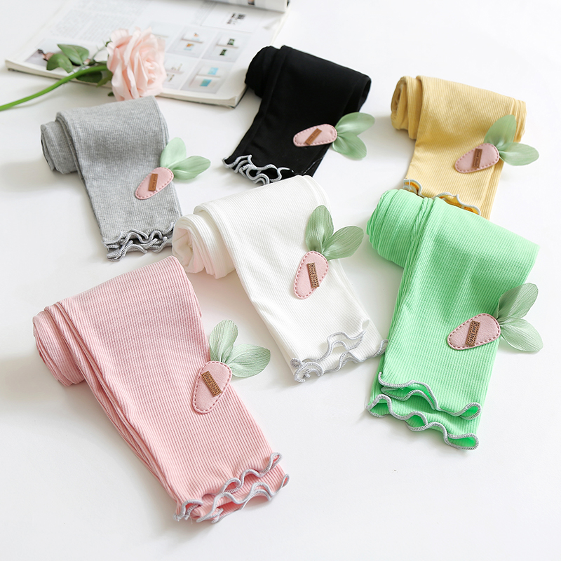 Children's Spring Wear 2022 pants Korean children's wear Korean version girl's leggings Girl's treasure little girl's western pants