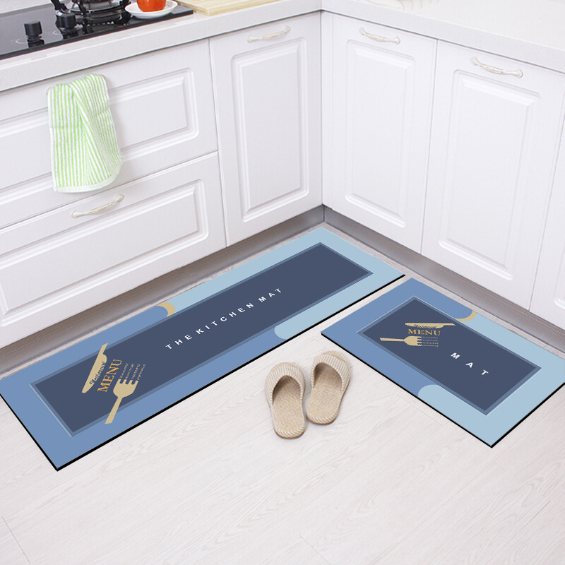 Wholesale diatom mud floor MATS, bathroom water-absorbing and anti-slip soft rectangular foot MATS, household quick-drying kitchen MATS Item Picture