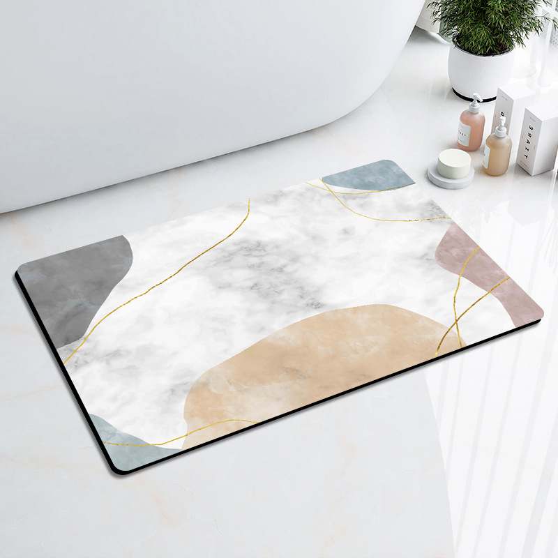 New Morandi floor MATS, bathroom anti-slip foot MATS, bathroom absorbent soft MATS, quick-drying door MATS Specification image