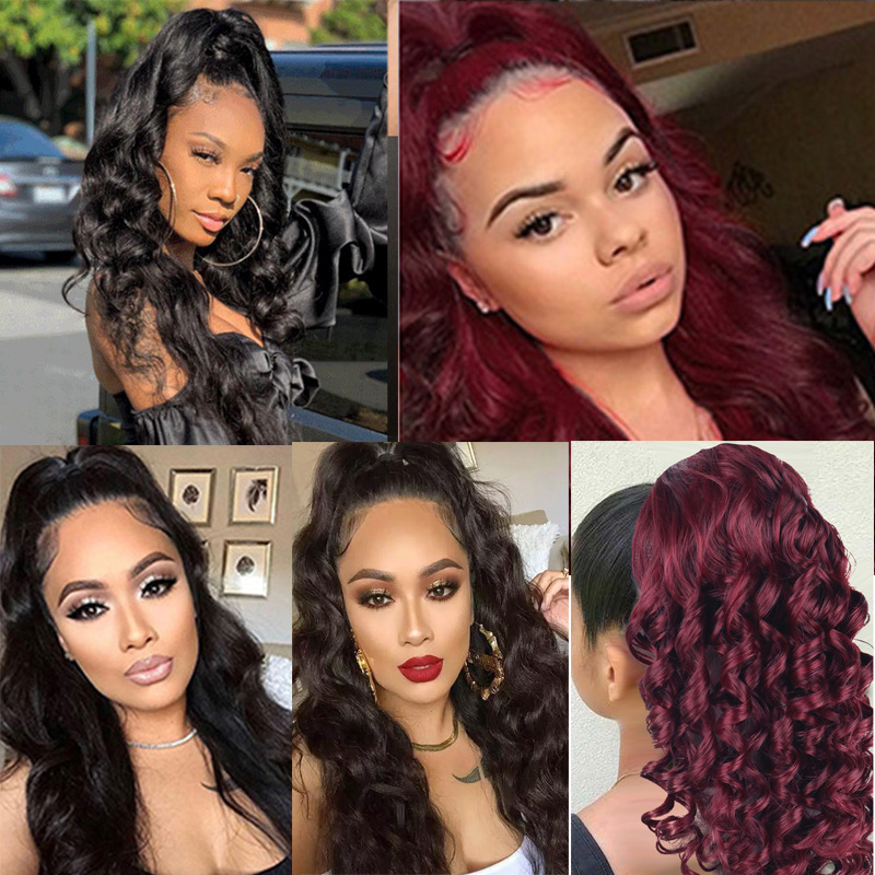 European and American long ponytail wigs, synthetic fiber fluffy small curly wigs, women's wig extensions, ponytail braids wholesale Item Picture