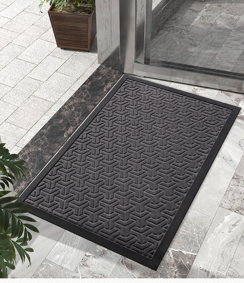 Anti-slip and scratch-resistant rubber floor MATS at the hotel entrance, door MATS at the shopping mall entrance, and water-absorbing and dust-proof MATS for household entry Application Scenario