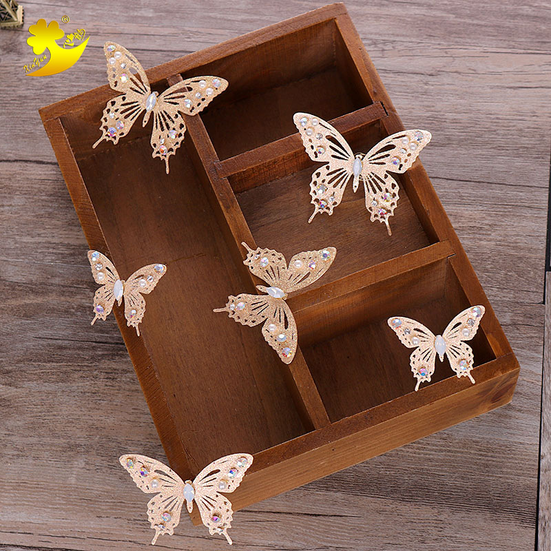 Ancient costume headwear, bride's wedding accessories, butterfly hair clips, exotic flirting, photo studio photography, children's festival performance hair accessories Application Scenario