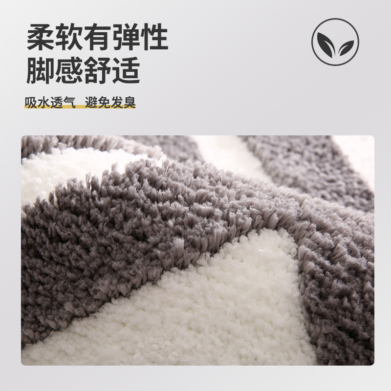 New tufted living room carpet, entrance door mat, bathroom and bathroom anti-slip mat, kitchen absorbent foot mat, entrance floor mat details Picture