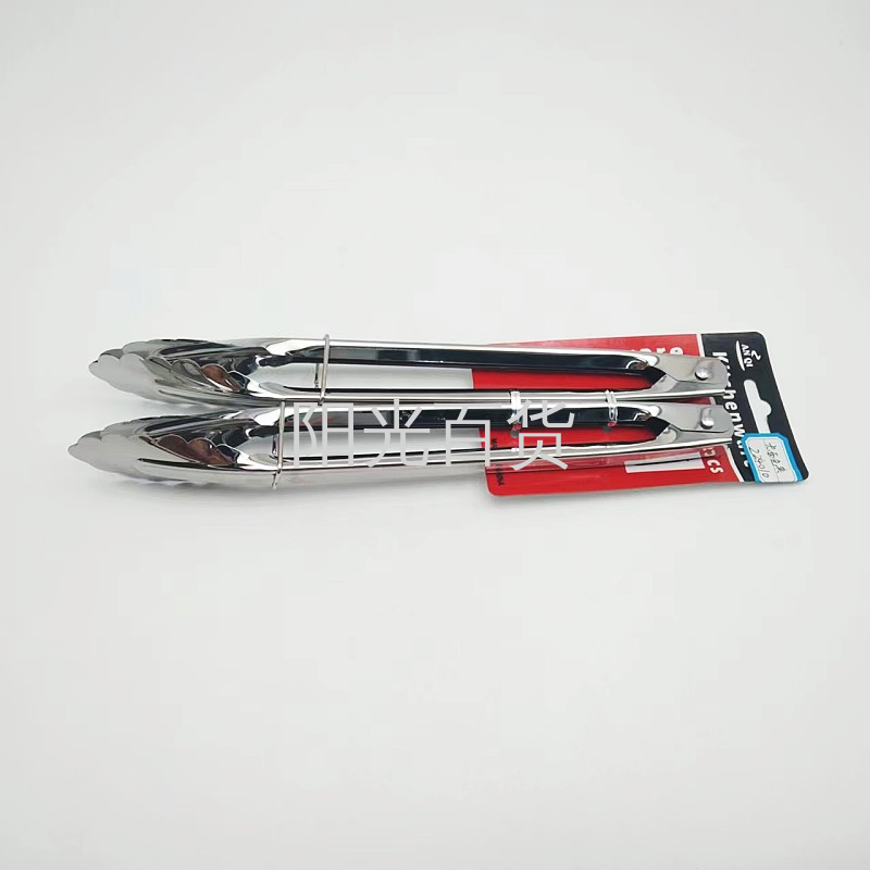 Best-selling stainless steel food tongs, barbecue tongs, steak tongs, food tongs, kitchenware and small commodities in foreign trade Specification image