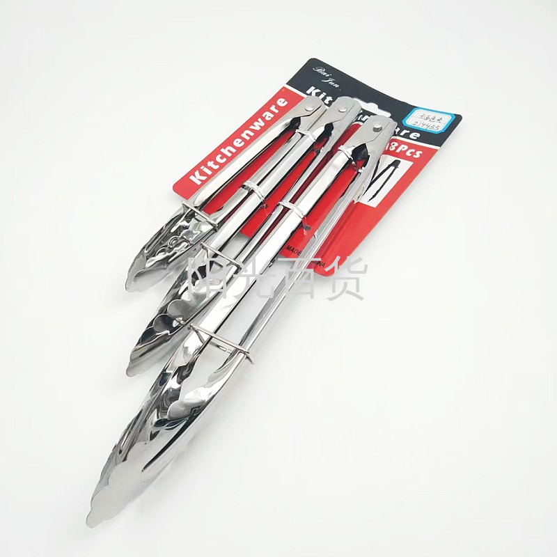 Best-selling small commodities: stainless steel food tongs, barbecue tongs, steak tongs, food tongs, kitchenware, and high-quality small kitchenware Application Scenario